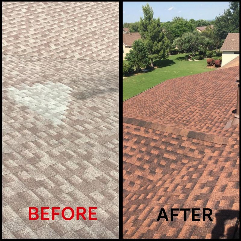 Roof Replacement Before and After 2